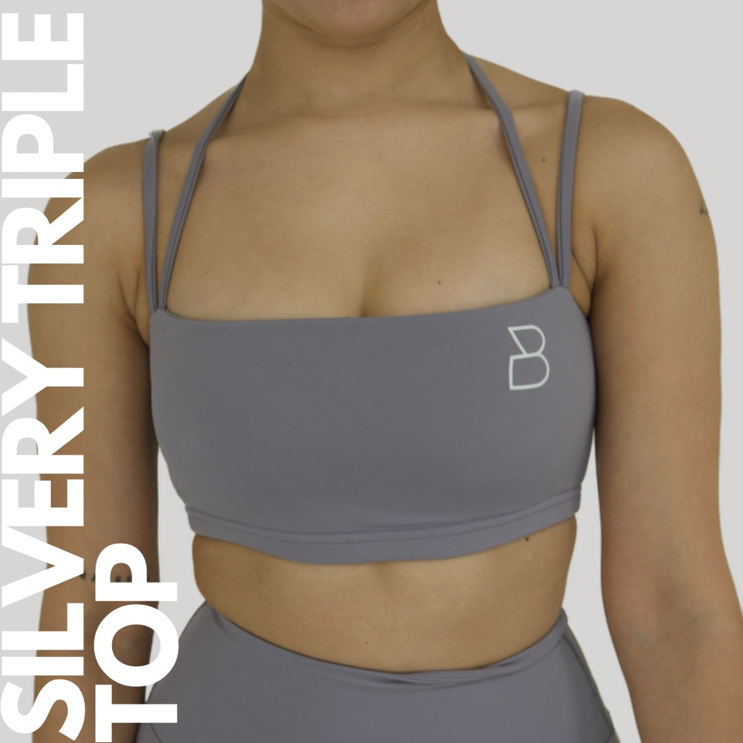 TRIPLE TOP | SILVERY